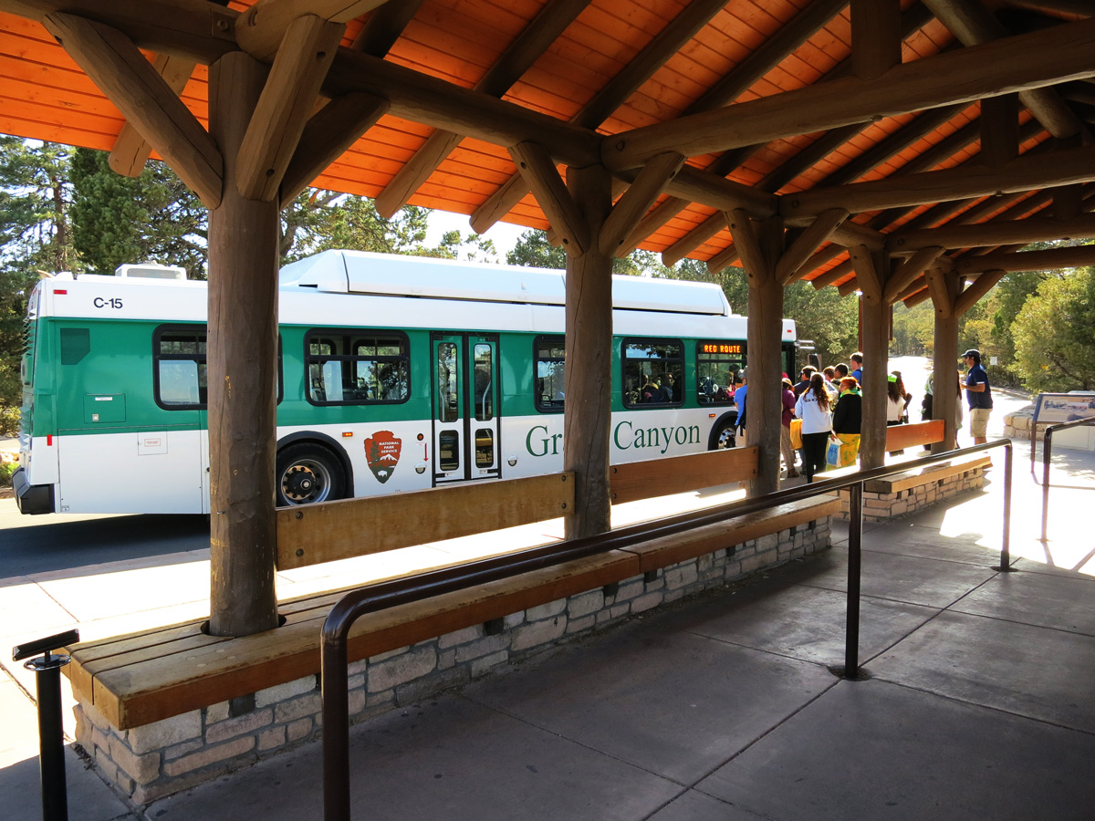 Grand Canyon's Red Bus Route