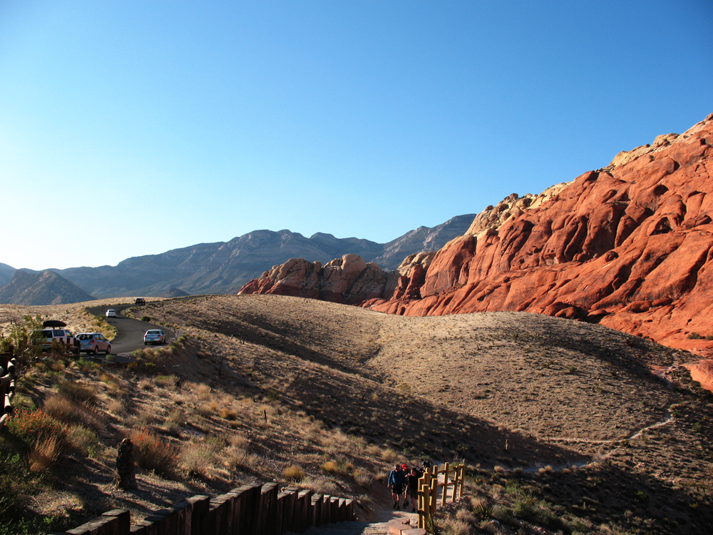 Hiking in Red Rock Canyon
