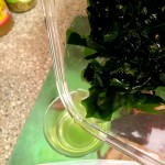 Seaweed Salad - Pour Off Xcess Water