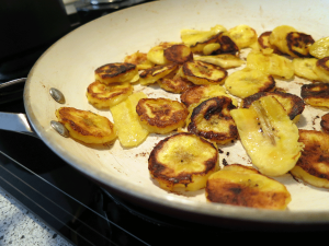 Browned Plantain Slices