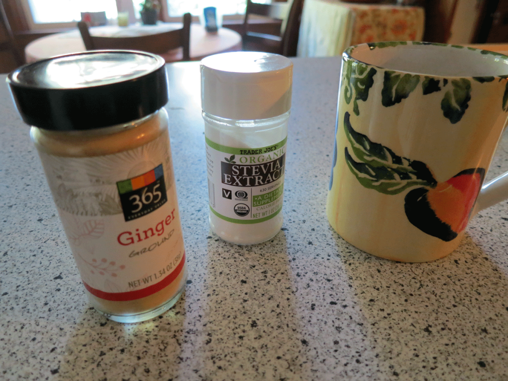 Stevia-Ginger Tea Ingredients