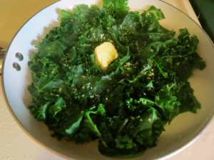 Kale, Garlic, Butter and Salt
