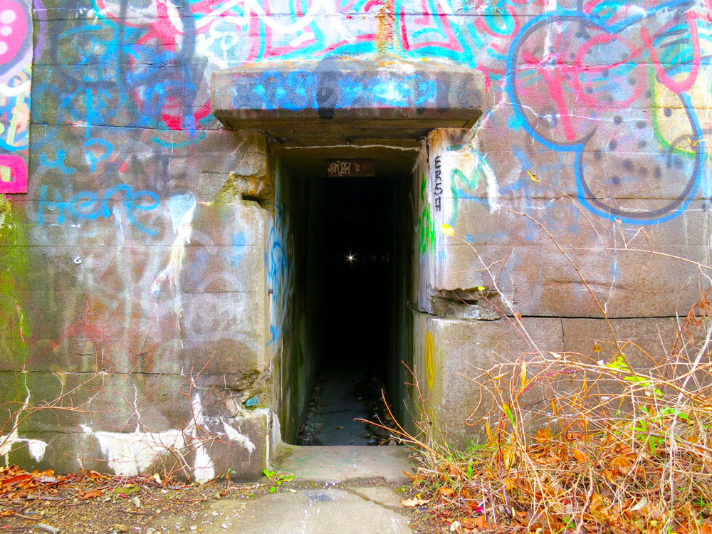 Light in the Tunnel at Fort Wetherill