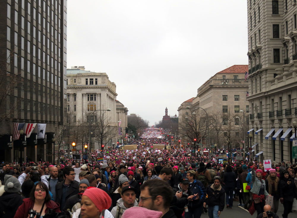 14th Street NW - 2017 Women's March on DC