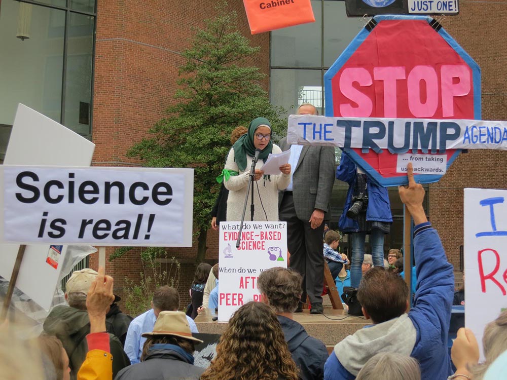 Doylestown Science March emcee