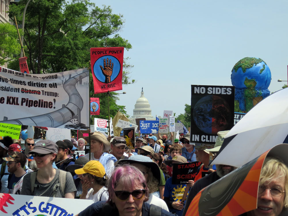People's Climate Marches Up Pennsylvania Avenue