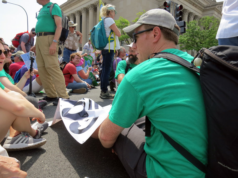 People's Climate March Sit-In