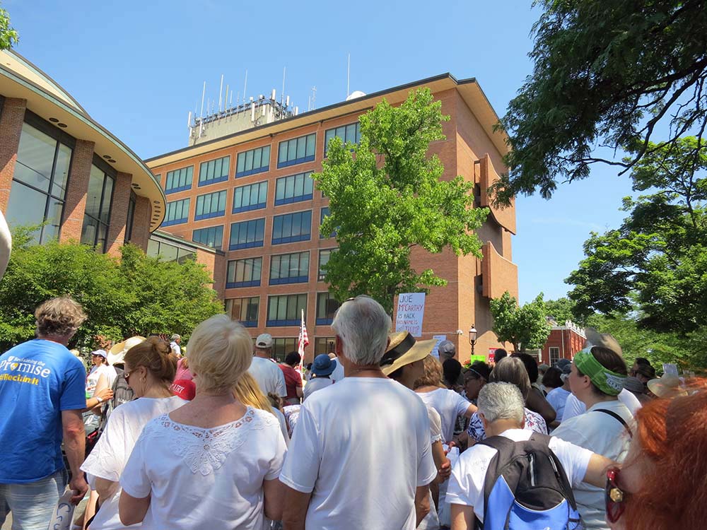 Ahhh, Shade at the D-town Families Belong Together Rally