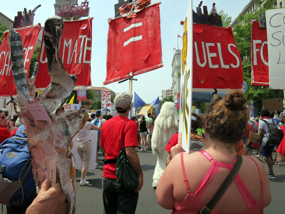 A Polar Bear at the People's Climate March