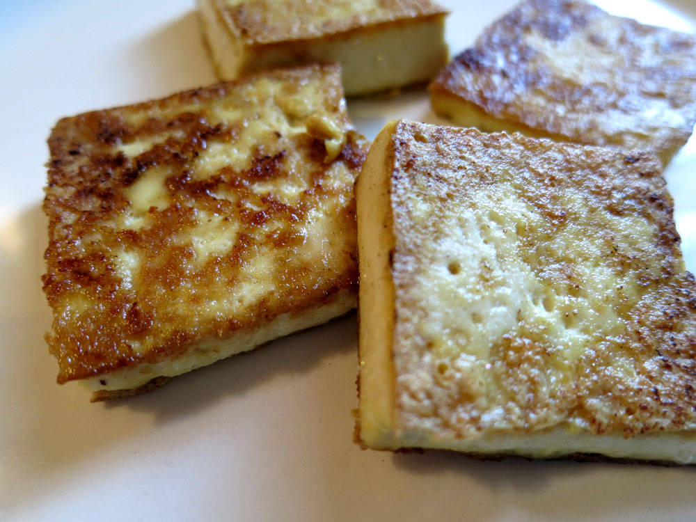 Delicious Braised Tofu Squares!